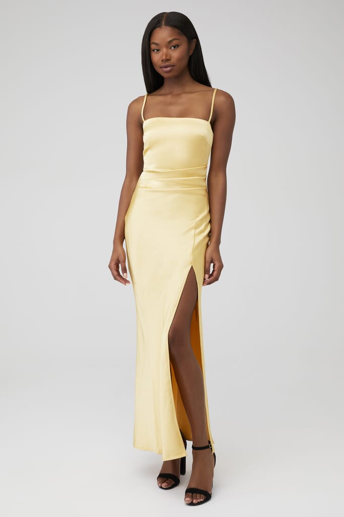 ANDMARY】Nadia check long dress