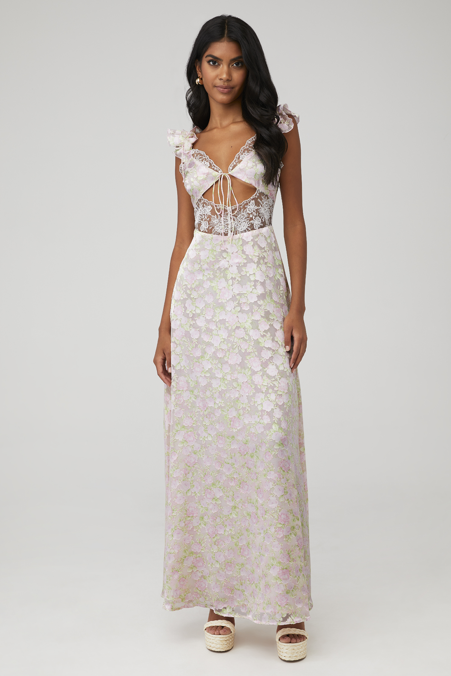 for love and lemons estelle maxi dress For Love & Lemons Estelle Maxi Dress