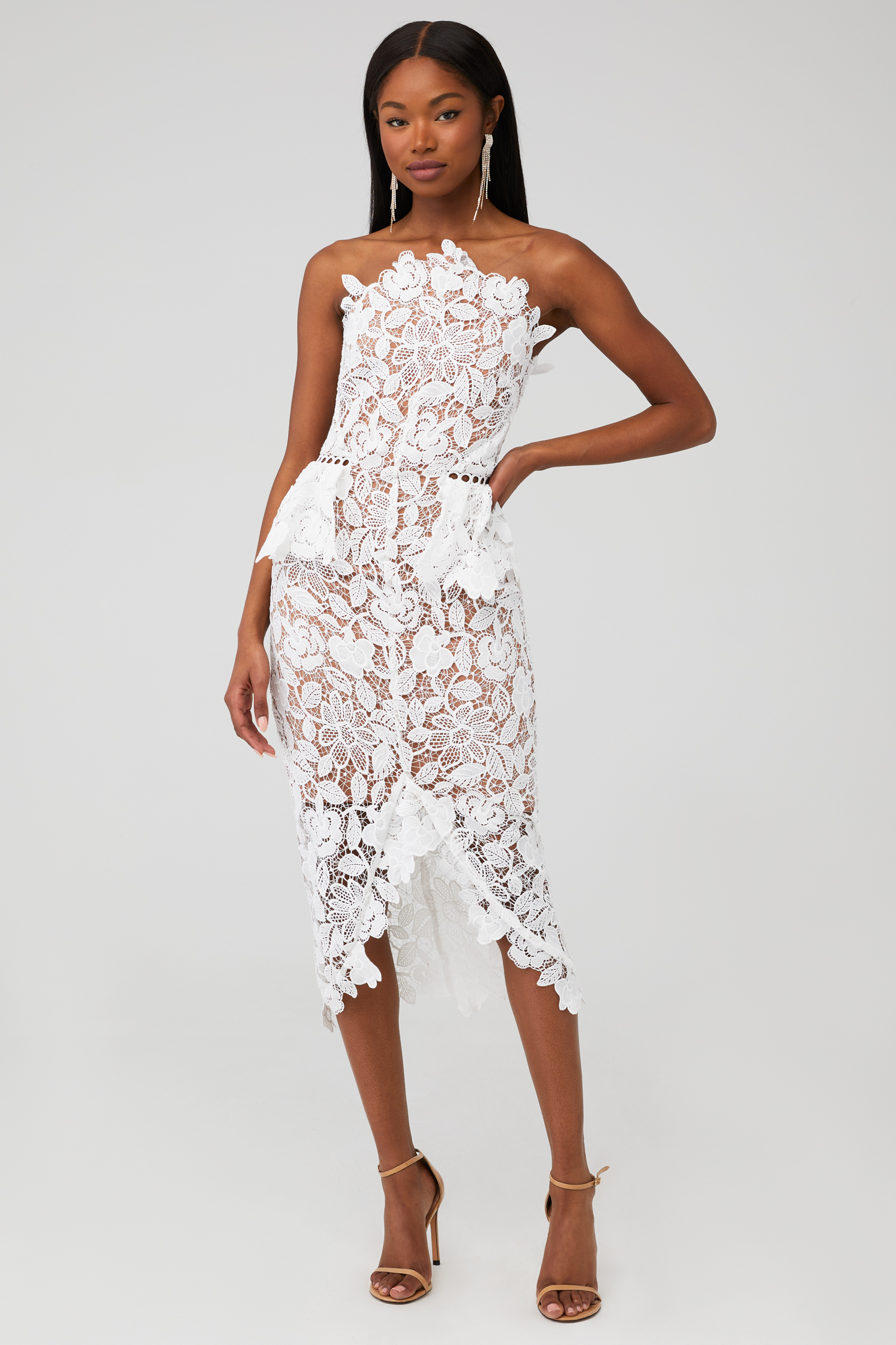 Karina Grimaldi | Irma Eyelet Maxi Dress in Blue| FashionPass