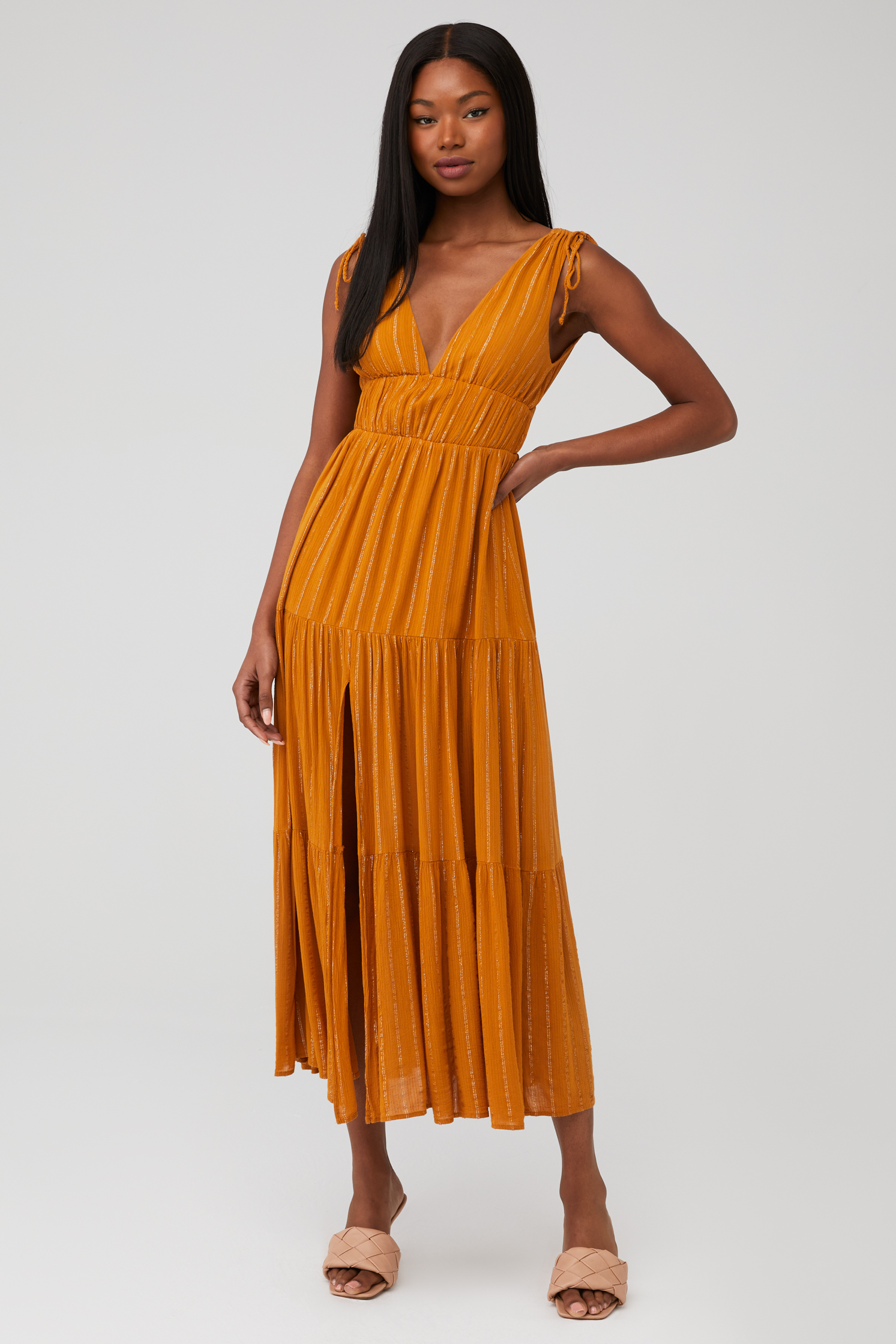 Amanda Uprichard | Sima Maxi in Clementine| FashionPass